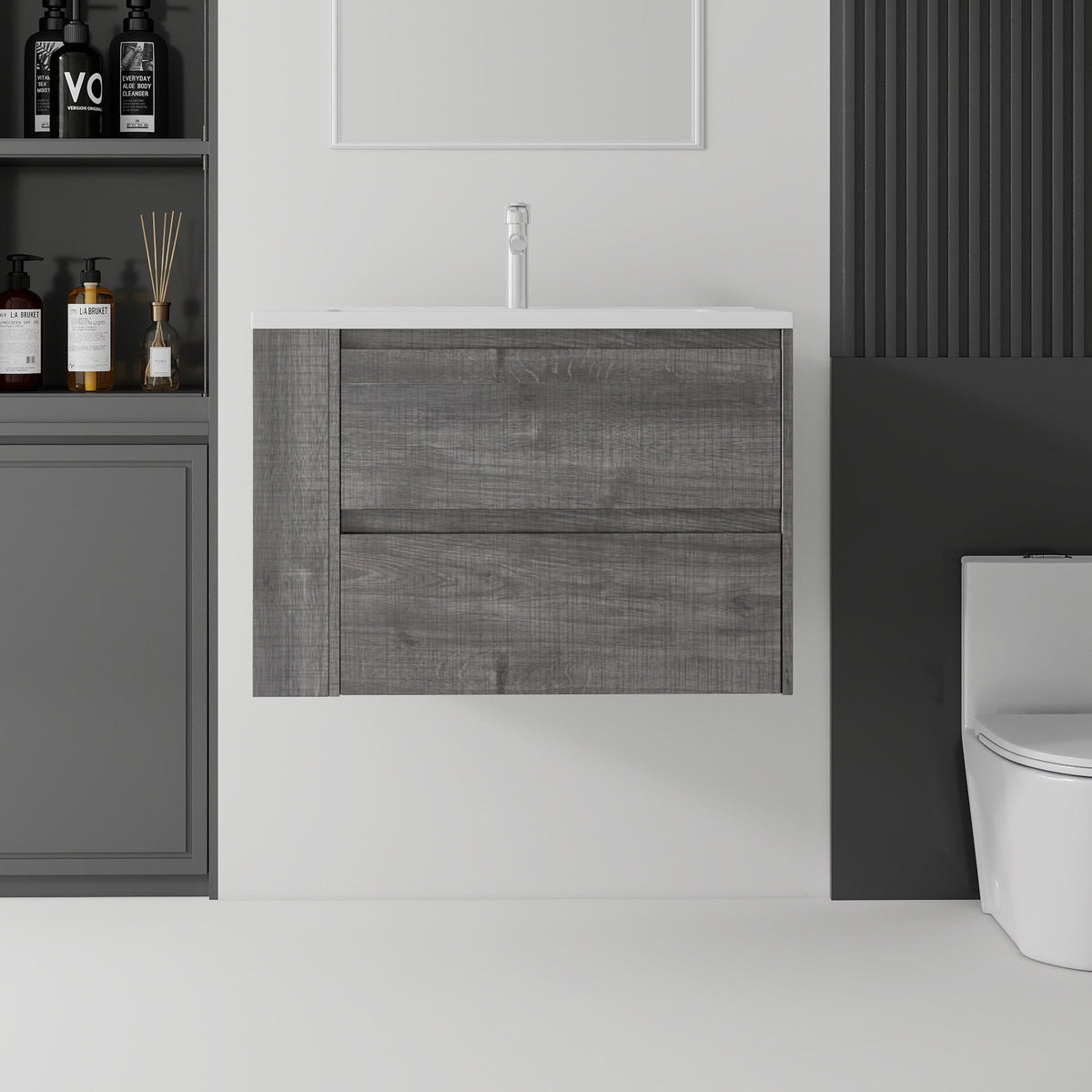 30 Inch Floating Bathroom Vanity with Sink