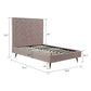 Crosby Upholstered Velvet Full Bed