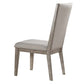Rocky Fabric Armless Chair
