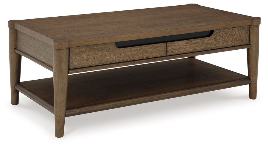 Roanhowe - Rectangular Cocktail Table - Brown