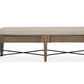Paxton Place - Bench With Upholstered Seat - Dovetail Gray