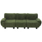 3 Seater Sofa Couch With Curved Armrests - view 5
