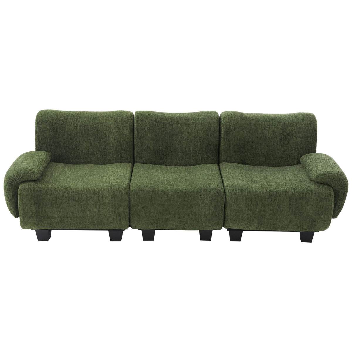 3 Seater Sofa Couch With Curved Armrests - view 5