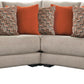Ava - 3 Piece Sectional - Cashew
