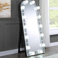 Noralie - Floor Mirror - Mirrored & Faux Diamonds