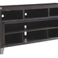 Todoe - LG TV Stand w/Fireplace Option - Gray