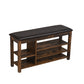Height-Adjustable Long Shoe-Changing Bench