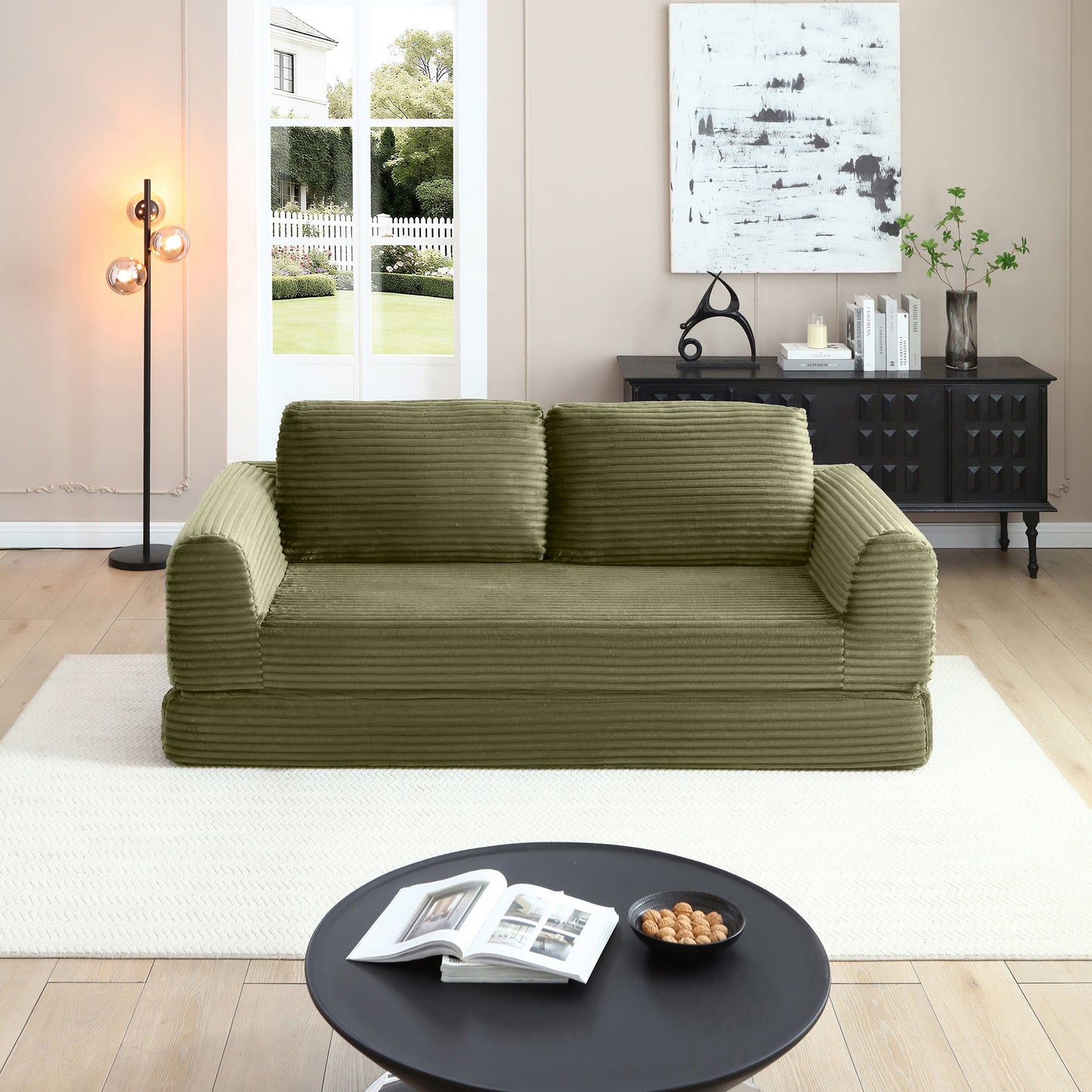 2-in-1 Folding Convertible Sofa Bed