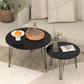 27.56'' Round Nesting Coffee Table Set of 2