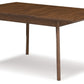 Lyncott - Rectangular Dining Room Butterfly Extension Table - Brown