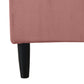 Aspen Vertical Tufted Headboard Platform Bed Set, Queen, Ash Rose