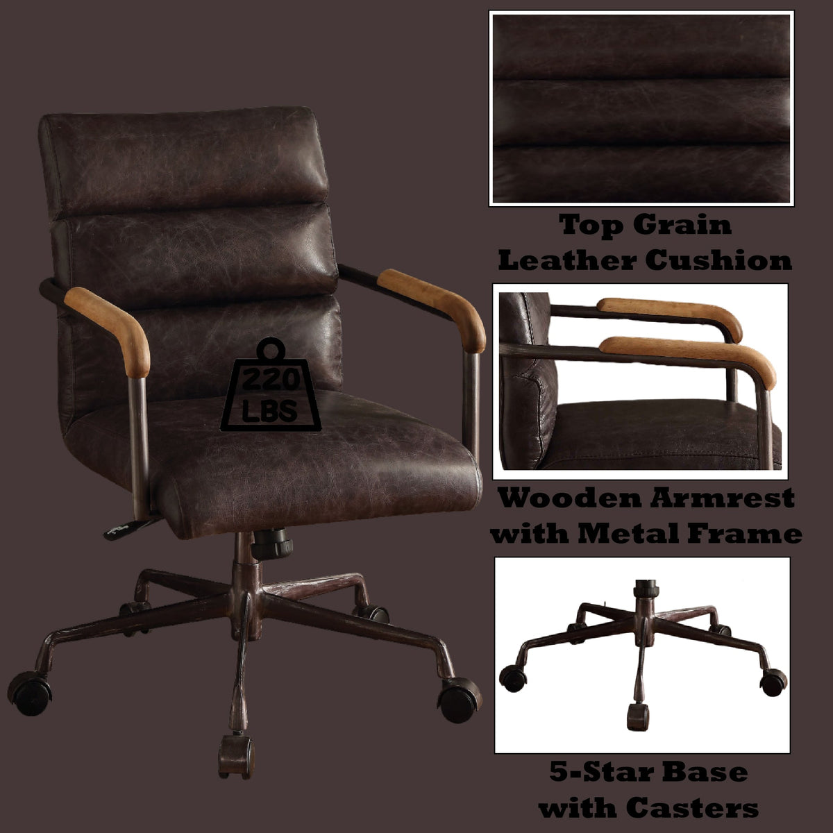 Harith Antique Executive Office Chair