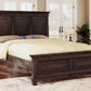 Traditional Town and Country Style Pinewood Vintage Tall Headboard King Bed Frame