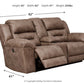 Stoneland - Power Reclining Loveseat