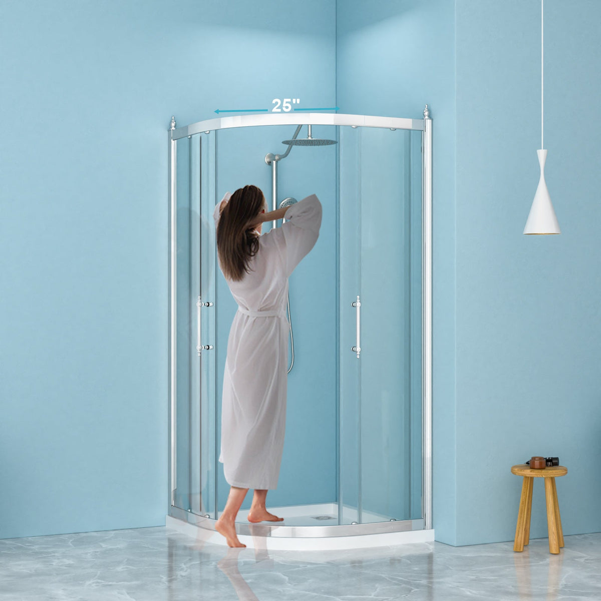 Framed Tub Shower Enclosure 36" x 72"