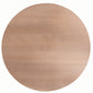 Modern Round Wood Coffee Table – 31.3"