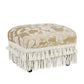 Fiona Accent Footstool Ottoman, Champagne