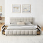 Queen Size Upholstered Bed with Storage