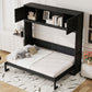Full Size Murphy Bed with Storage Cabinets