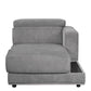 Alwin - Modular Rf Chaise - Dark Gray Fabric