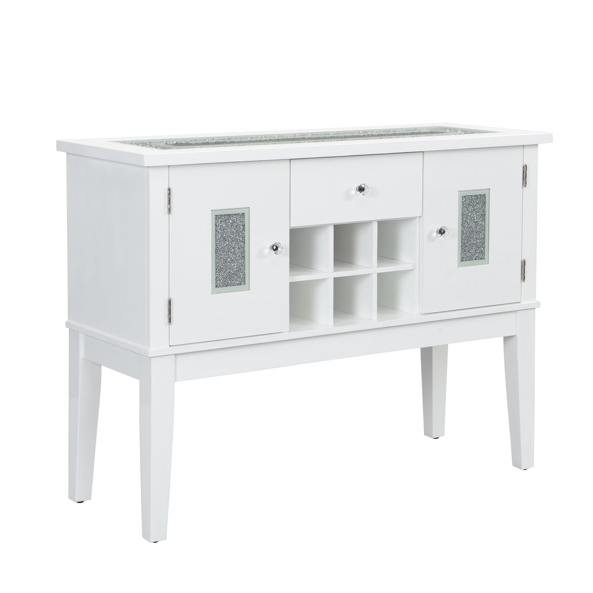Elizaveta Faux Crystal Diamonds Sideboard
