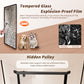 36" x 36" x 72" Frameless Neo-Angle Pivot Shower Door