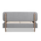 Diego Low Upholstered Platform Bed, Queen, Light