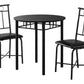 3-Piece Dining Table Set, Small, 30" Round