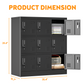 9-Door Employee Storage Locker