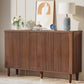 59.74" Modern Rustic Buffet Sideboard Cabinet