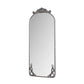 58"x24" Arched Full Body Mirror with Vintage Ornate Carving