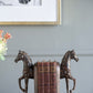 Trotting Horse Bookends Set