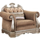Northville - Chair With Pillow - Velvet & Antique Silver