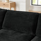 L-Shaped Sectional Sofa With Ottoman, Convertible 4 Seater Couch - view 12