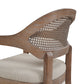 Americana Mid-Century Modern Cane Back Dining Chair