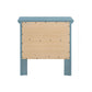 Teal Elegance Nightstand With Drawers