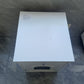 Wooden Pet House Cat Litter Box Enclosure - White