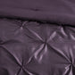 7 Piece Tufted Comforter Set Plum California King