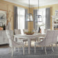 Newport - Bench With Upholstered Seat & Back - Alabaster