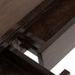 Cosmopolitan 42 Inch Wide Solid Wood Coffee Table in Mahogany
