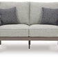 Hillside Barn - Loveseat W/Cushion - Gray / Brown