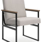 Montia - Home Office Desk, Desk Chair, Bookcase - Light Brown