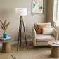 Sway Brassed Gold Floor Lamp