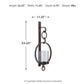 Ogaleesha - Wall Sconce - Brown