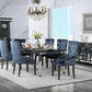Varian II - Dining Table - Mirrored & Black