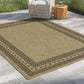 Earth GC_NTL1006 Jute/Black Area Rug