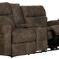 Tranquility - Power Headrest Power Lay Flat Reclining Cons Loveseat With CR3 Heat / Massage / Lumbar - Pewter