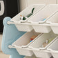 Kids Toy Storage Organizer with 2 Tier Bookshelf