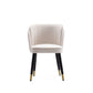 Zephyr Wood Velvet Dining Chair