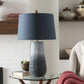 Dingras Pale Blue Jute Table Lamp - Clearance